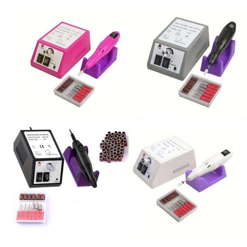 Electric Nails Drill Machine Nails Drill Nails File Drill Set Nail Polishing Machine with Adjustable Speed for Nails