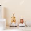 Dispensador de Jabón Espumoso de Oso de Dibujos Animados de 250/500ml, Dispensadores de Gel Hidroalcohólico y Botella con Bomba de Champú Recargables para Colección de Baño