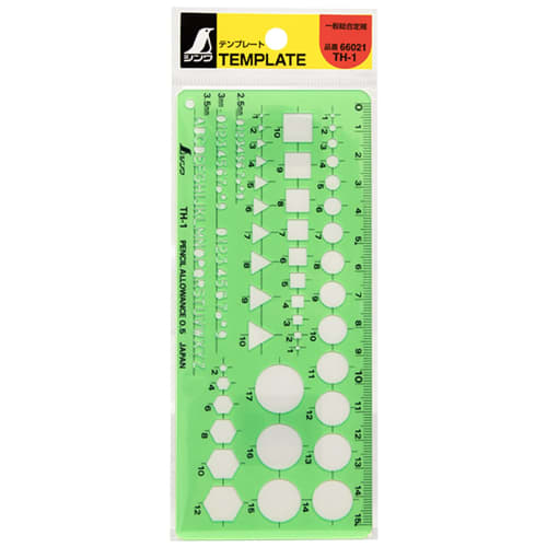 Shinwa Sokutei Template General Ruler 66021