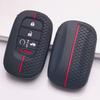 Silicone Remote Key Cover for Honda Civic Accord Inspire HRV CRV Pilot Odyssey ZR V XR V Vezel Fit Honeycomb Texture Shockproof Remote Key Protector