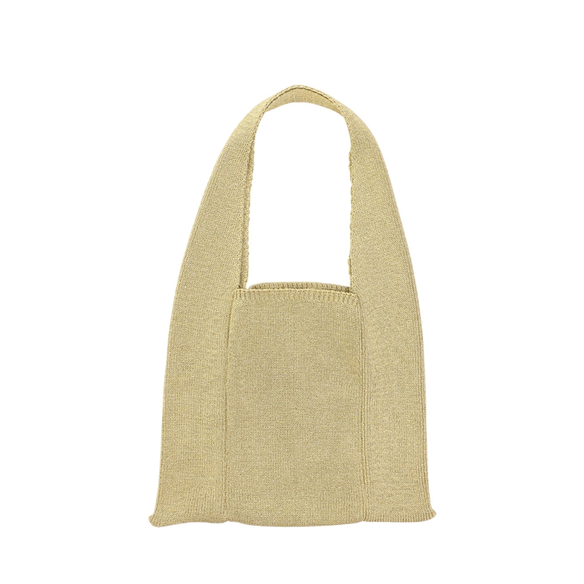 

Tomo Corporation Knit Tote Bag, Glitter Gold, Approx. 35 x 56cm, 36424-750-492