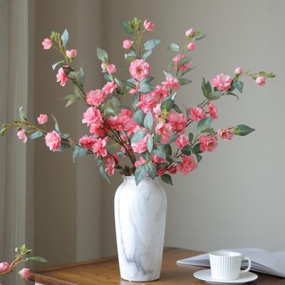 Yousheng Artificial Flower Stems Faux Silk Fake Flowers with Long Stems Faux Flower Branches for Vase Flower Arrangement Home Wedding Table Decor