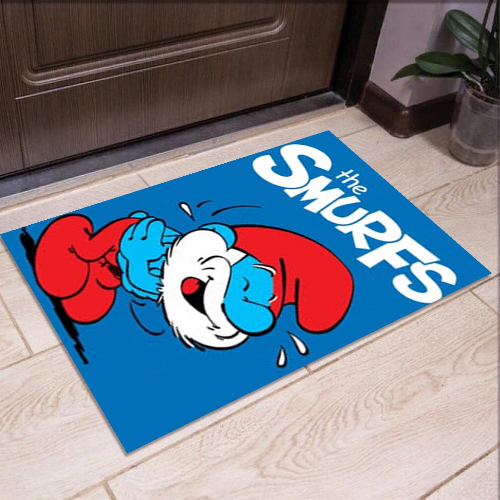The Smurfs Printed Carpet,Rug,for Office Chair Living Room Bedroom Kitchen Room Decor Gifts.