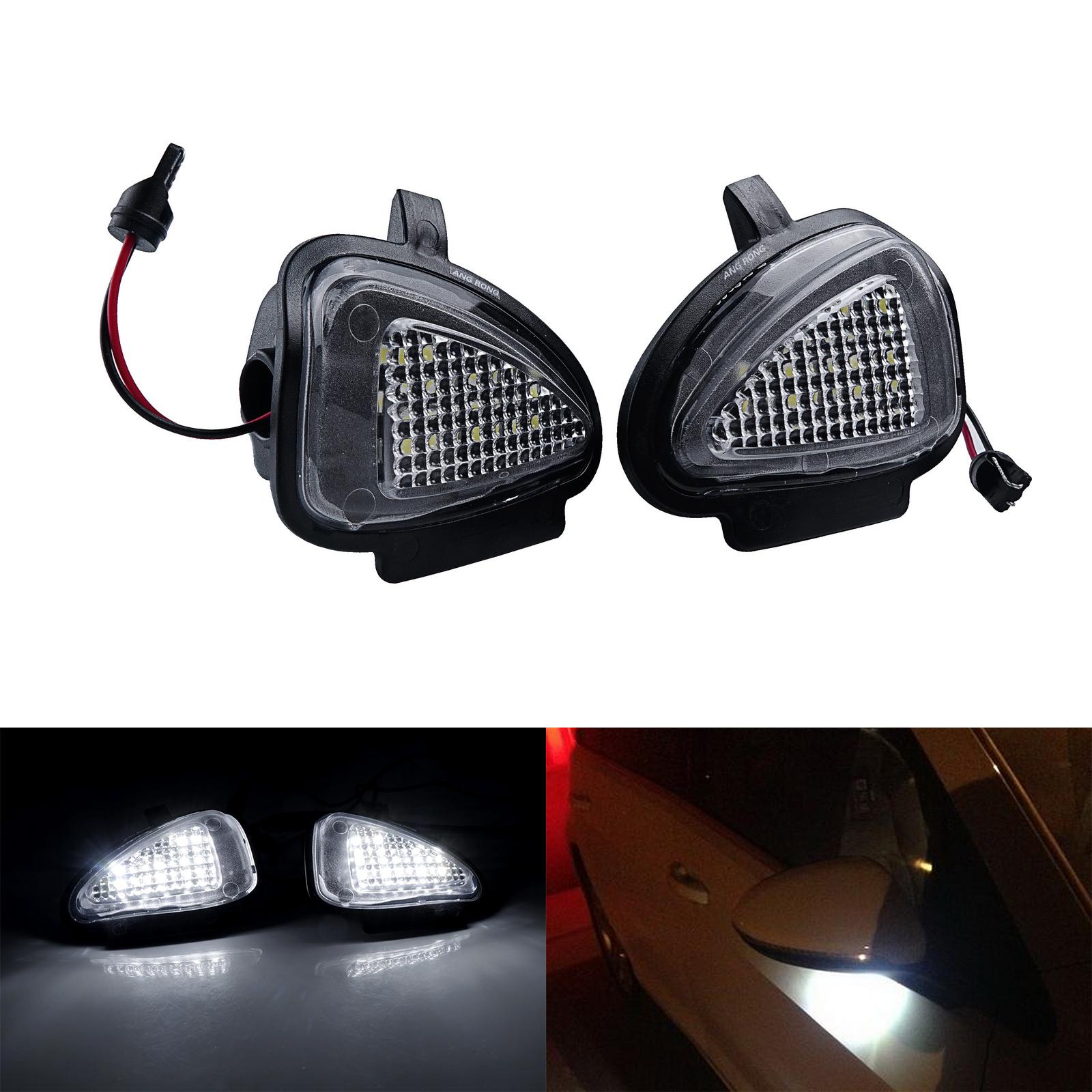 

2x Under Mirror LED Puddle Light For VW Golf MK6 Jetta MK4 Passat Eos Sharan Touran Tiguan 1 pair