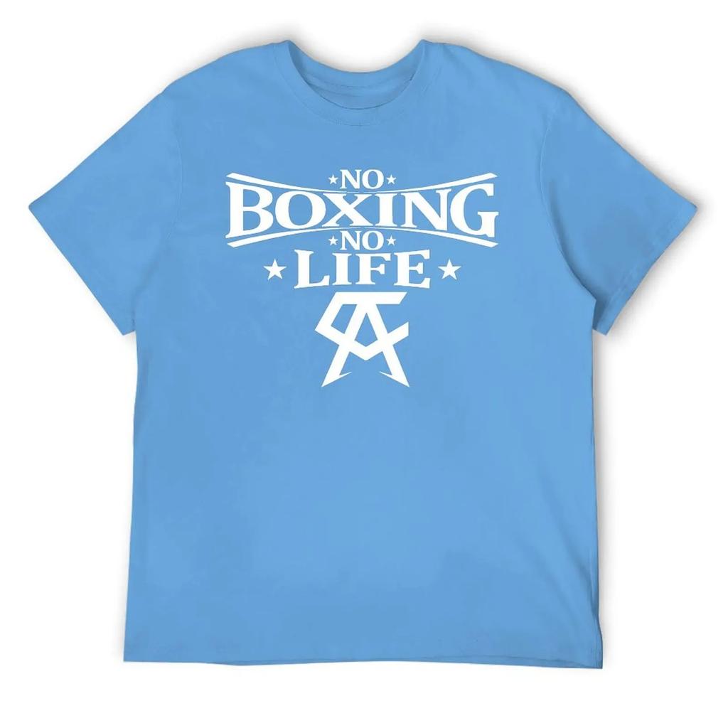 Canelos Alvarez No Boxing No Life Essential 4 Top Tee Graphic Vintage T-shirt Round Neck  Sports  Geek Fitness USA Size