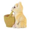 Cute Dog Ornament Entry Key Storage Basket Puppy Statue for Living Room Entrance   Decoration
