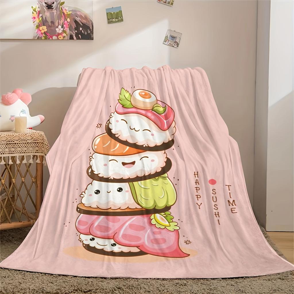 A Sushi Blanket That Looks Like Real Food, a Unique Food Cover, a Fun Gift for Boys And Girls, Suitable for All Seasons