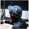 Cascos de motocicleta de media cara, unisex, estilo retro, anticolisión, para ciclomotor, scooter, casco abierto para motocicleta