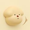 Wireless Doorbell with Receiver Cartoon Puppy 50M Long Distance Volume Adjustable Welcome Doorbell Self-Powered Home Office Door Bell