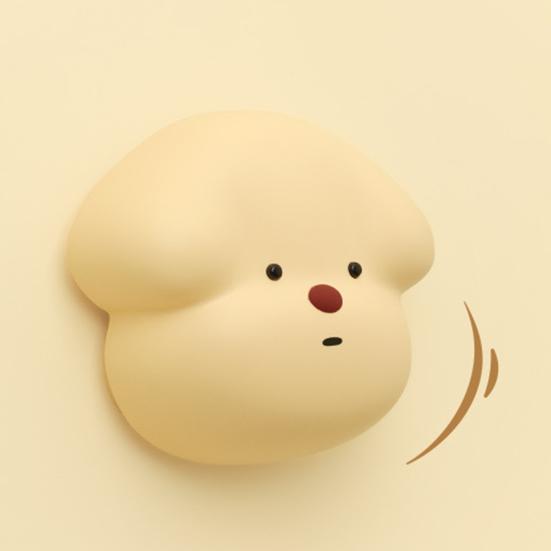 Wireless Doorbell with Receiver Cartoon Puppy 50M Long Distance Volume Adjustable Welcome Doorbell Self-Powered Home Office Door Bell