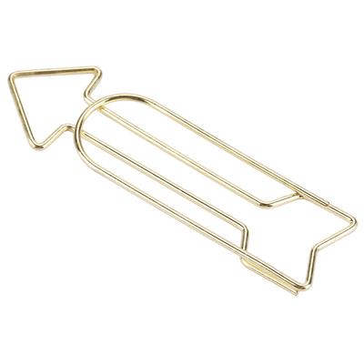 12pcs Gold Electroplating Metal   Shaped Paper Clip Funny Stationery Book   Ing Clip
