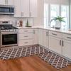 Kitchen Floor Mat Long Waterproof Non-slip PVC Leather Carpet  Minimalist Modern Style Rug Oil-proof Stain-resistant Rugs