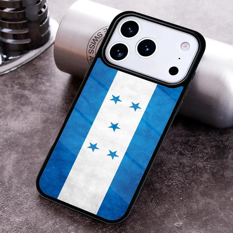 

Honduras National Flag Phone Case for iPhone 17 16 15 Pro Max Air 14 13 12 11 Plus Shockproof Cover iPhone 15