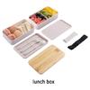 Multi Sectional Lunch Container Food Grade Materials Lunch Box Elegant Food Storage Container with Warm Keep Bag
