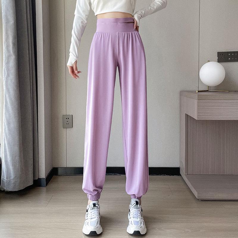 

Женские быстросохнущие фитнес-брюки и спортивный костюм для бега, йоги, скалолазания - Коллекция Весна/Осень 2024. M