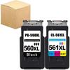 PG-560XL CL-561XL Replacement for Canon 560 and 561 Cartridge Ink Cartridges for Canon Pixma TS5350 TS5351 TS5352 TS53,[Z622]