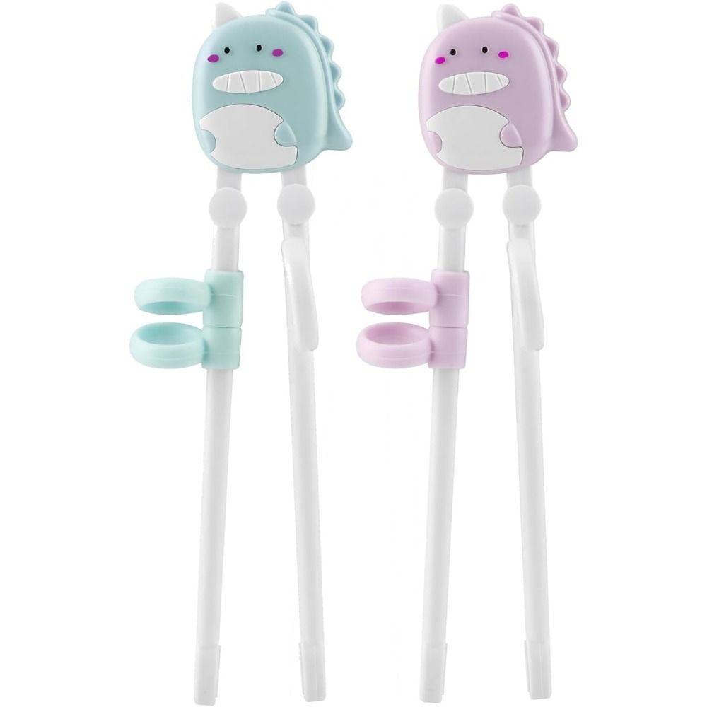 Ergonomic Dinosaur Training Chopsticks Educational Kid Chopsticks Toddler Tableware Preschool