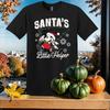 Santa’s Little Helper Mickey T-shirt T Shirt Men Women Unisex Tshirt SY726