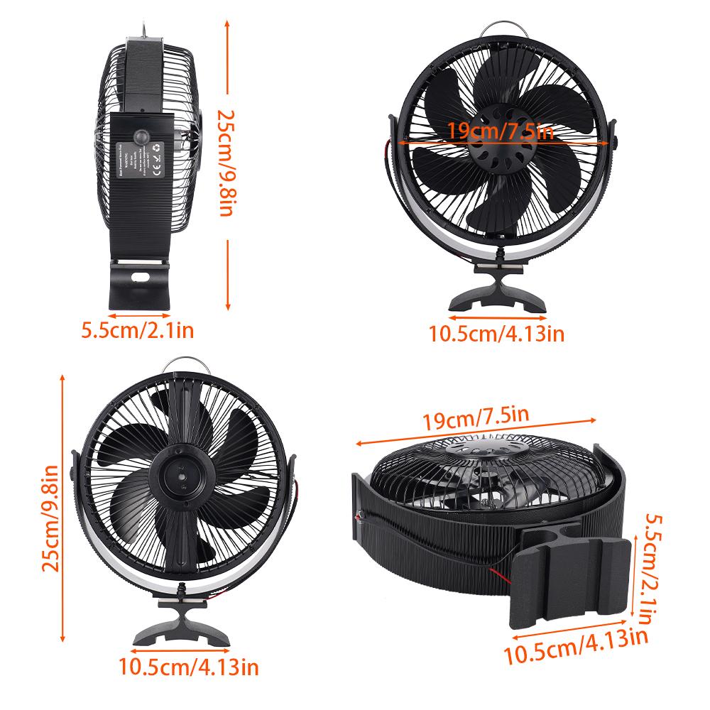 2 In 1 Wall Mounted Stove Fan 6 Blades Free Standing Fireplace Fan Log Wood Burner Ecofan Quiet Home Efficient Heat Distribution