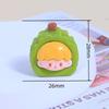 3D Cute Fruit Girl Resin Doll for DIY Jewelry and Crafts