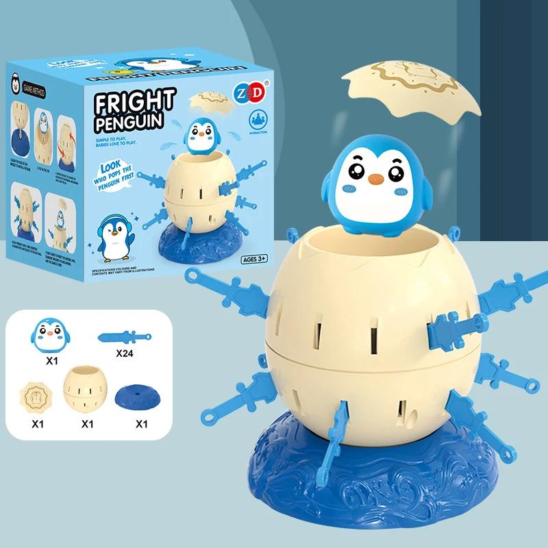 

Small Penguin Novelty Educational Plaything Interactive Parent Child Game Holiday Party Favor Frog Pirate Bucket Theme Creative