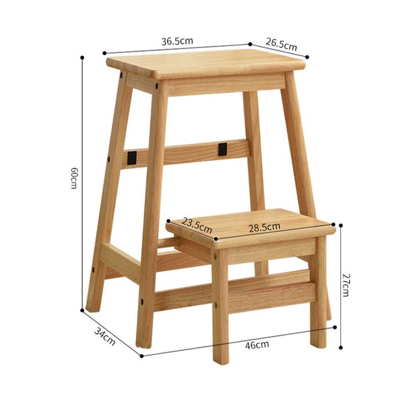 

Табуреты-стремянки из массива дерева Мебель для дома Простой Легко хранить Роскошное кресло Пуф для прихожей Многофункциональная подставка для ног Складной табурет