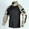 Gömlekler Multicam T-Shirt Kapşonlu Erkek Gömlek Airsoft Paintball Kamp Giyim