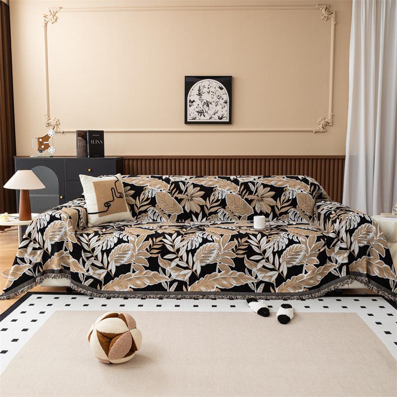 

Modern light luxury sofa cover anti-cat scratch removable and washable dust-proof four-season universal sofa cushion cover sofa towel custom one square meter