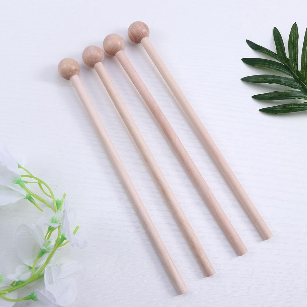 12pcs Wooden Mallets Percussion Sticks Xylophone Glockenspiel Mallets Chime Bells Kids Musical Instruments Toys