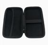 Compact Zippered Storage Case Portable Organizer with Mesh Pocket and Elastic Strap for Small Accessories and Electronics 17x10x4 5 Cm PU Material