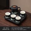 National trend portable landscape travel kung fu tea set tea tray teapot 24 teacup ceramic set camping