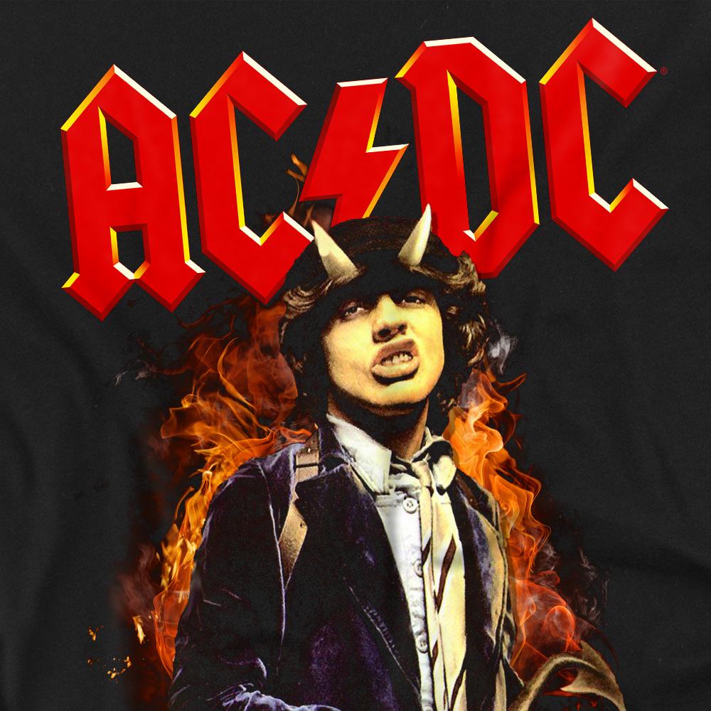 AC/DC Pánské tričko Fire and Horns