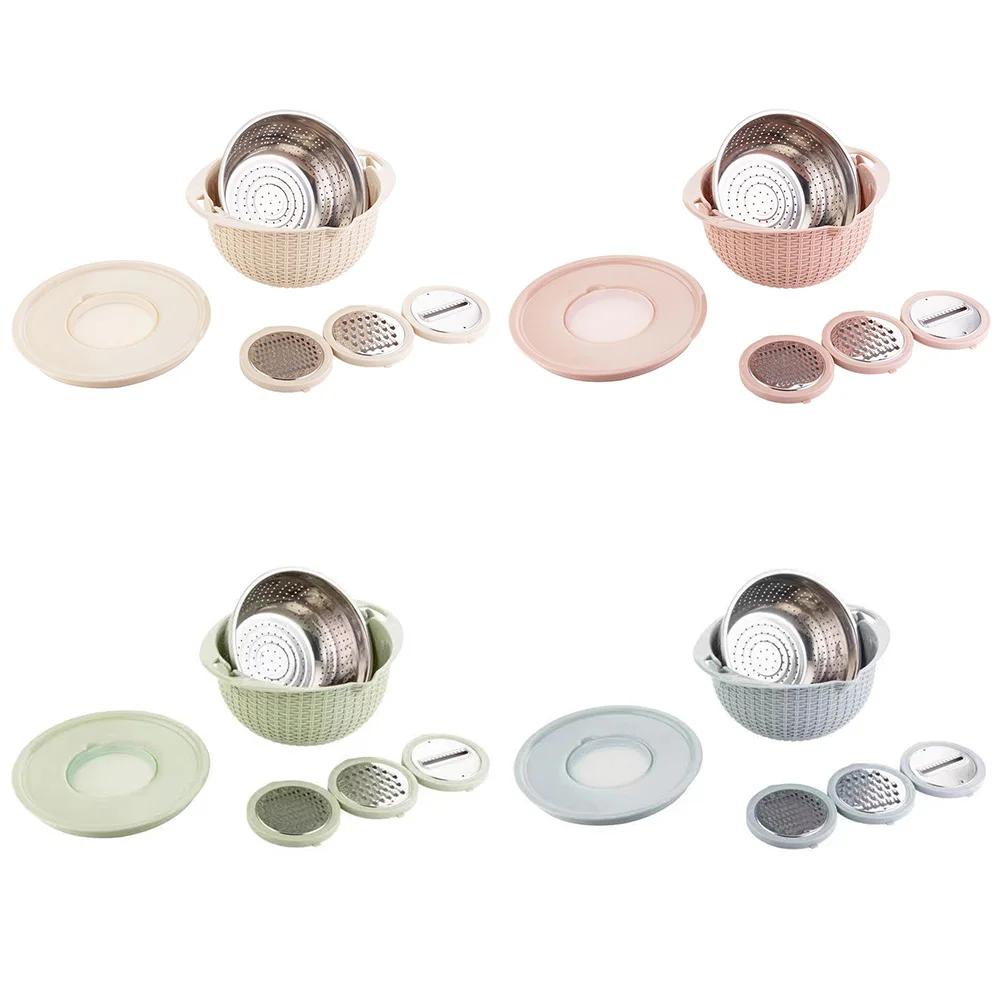 Kitchen Colander 4 In 1 Colander Cooking Accessories With Mixing Bowl Set 360° ROTATION & DRAINING Kitchen Tools