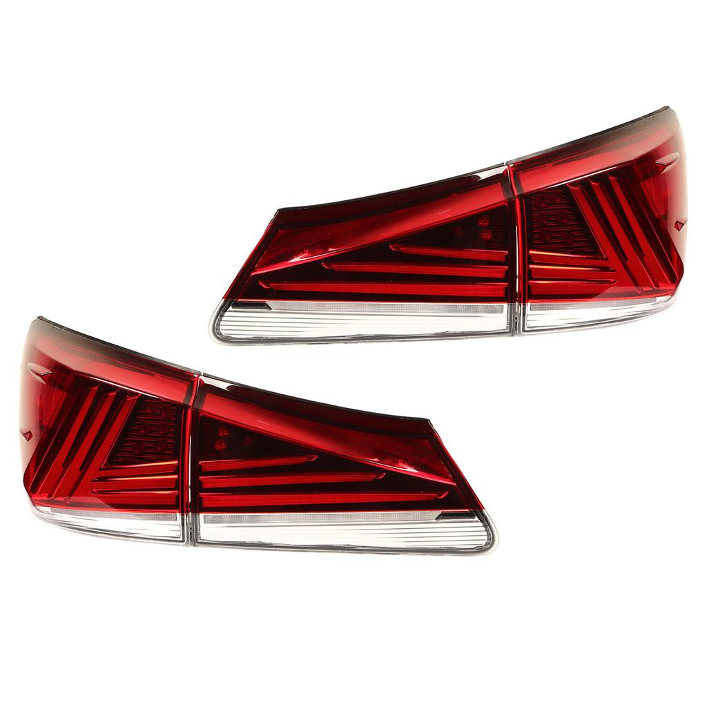 1 Pair Car LED Tail Lights Left Right Dynamic Turn Signal Rear Brake Lamps Fit For IS250 IS350 XE20 2006 to 2013