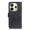 For Xiaomi Redmi Note 14 4G (164.84mm) Case Stand Cowhide Texture PU Leather Phone Cover