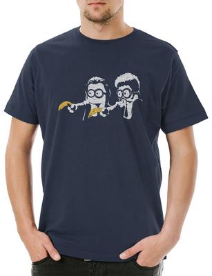Pulp Banana Men's T-Shirt Fiction Vincent Quentin Mia Vega Wallace Tarantino