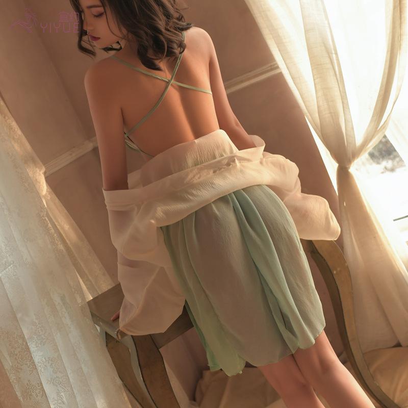 Erotic Underwear, Sexy ancient-style Hanfu, Hot Belly Band style Pure Desire pajamas, Uniform Seductive Set for Women 8552