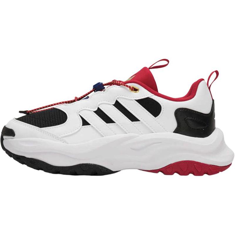 Adidas Maxxwavy Breathable Low Top Kids Lifestyle Shoes White Kids' Sneakers JR3337