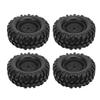 4PCS RC Wheel Tires Rubber Tyre Replacement for Climbing Vehicle Off Road Car 96MM Diameter