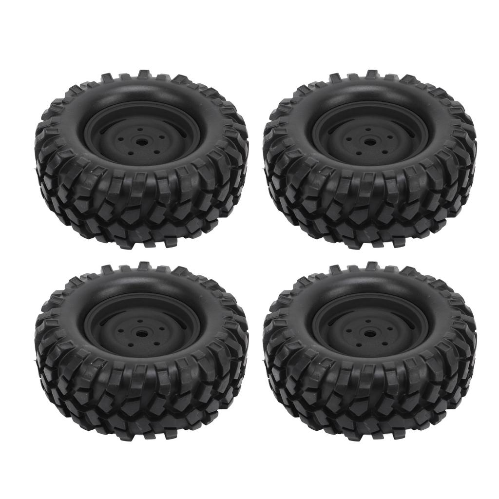 4PCS RC Wheel Tires Rubber Tyre Replacement for Climbing Vehicle Off Road Car 96MM Diameter
