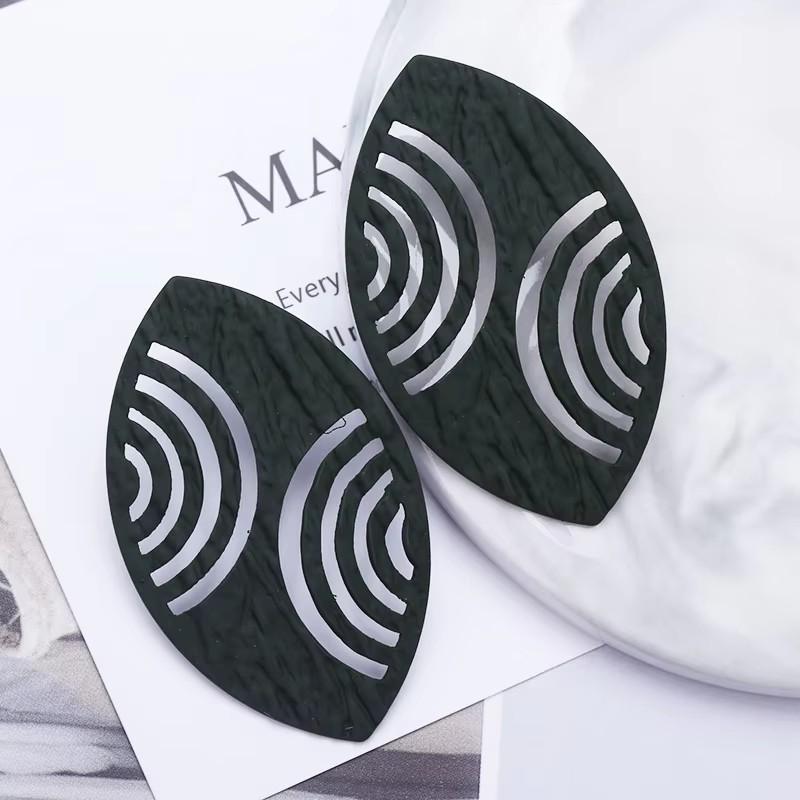 Cercei lungi cu cristale verzi pentru femei, cu pandantive în formă de floare, imitație zirconiu, cercei cu frunze metalice, cadou pentru petrecere