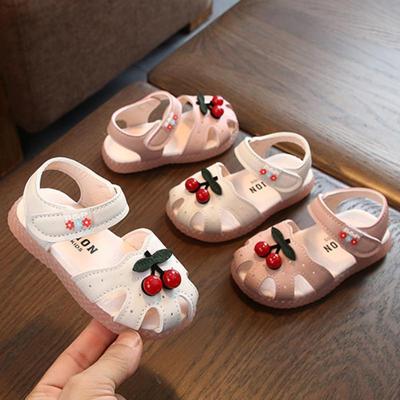 Leichte Sandalen für Babys, weiche Sohlen, Prinzessinnenschuhe, Sommer, 1–3 Jahre alt, Baby- und Kleinkindschuhe, Mädchen-Hausschuhe