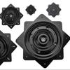 360° Rotation Bar Stools Swivel Plate Sturdy Easy Installation Steel Swivel Platform Universal Flat Boat Seat Mount Bracket