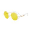Classic Gothic Steampunk Style Round Sunglasses Men Women Retro Oval Frame Colorful Lens Sun Glasses Outdoor Wild UV400 Shade Eyewear