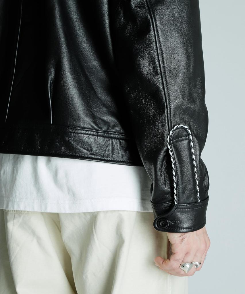 Schott Western Leather Jacket, Men's, Size 2XL, 010, Black, 782-5150004