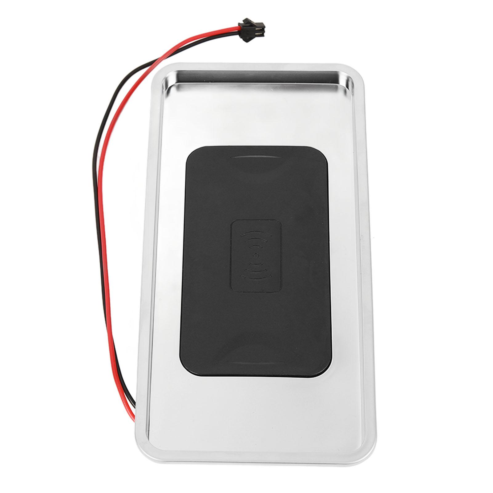 

15W Car Wireless Charging Pad 2 Wires DC12V Edge Protection for RV Commercial Vehicle Engineering Vehicle