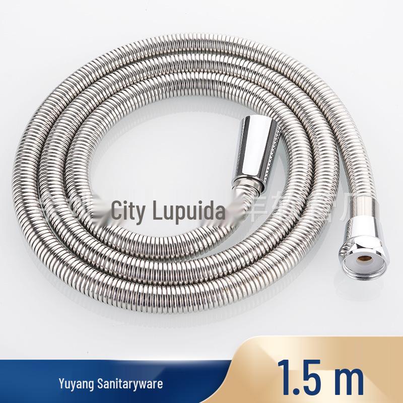 Stainless Steel Explosion-Proof Shower Hose with Hot and Cold Pressurized Nozzle