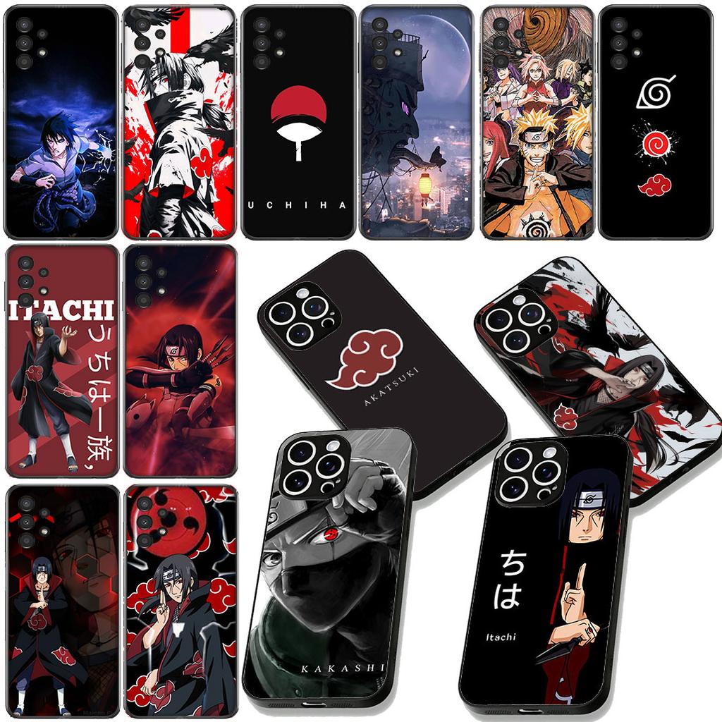 Akatsuki Narutos Uchiha Itachi Phone Case for Samsung Galaxy Note 20 9 10 S8 S10 Lite S9 Plus A54 A53 A21S S10E A17 Soft Cover