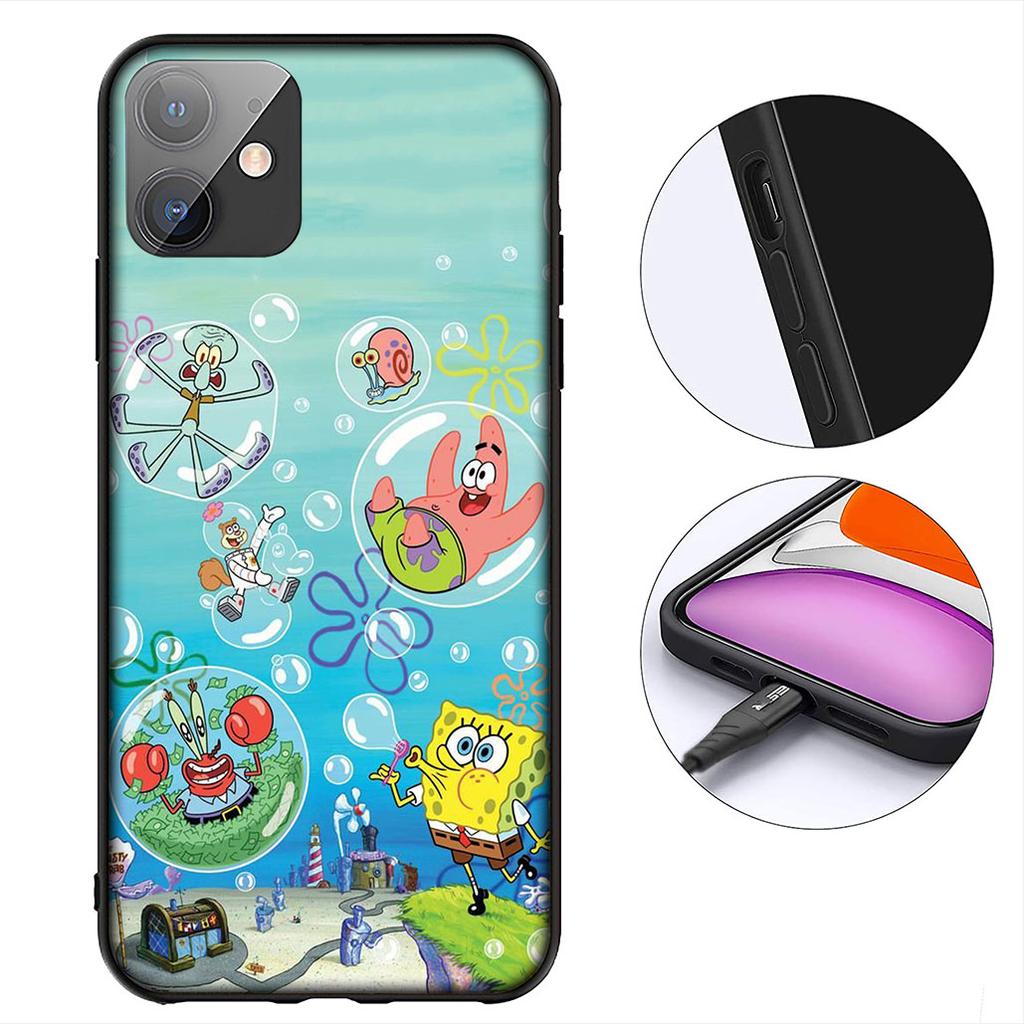S-SpongeBobs S-SquarePants Phone Cover for Samsung Galaxy S22 S21 S20 FE Ultra Plus A35 A36 A37 A33 A34 A04 A71 Protective Case