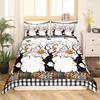 Pink Ghosts Duvet Cover Set Single Size Halloween Theme Bedding Set 2/3pcs Kids Girl Room Decor Gothic Skull Spider Bat Pumpkin